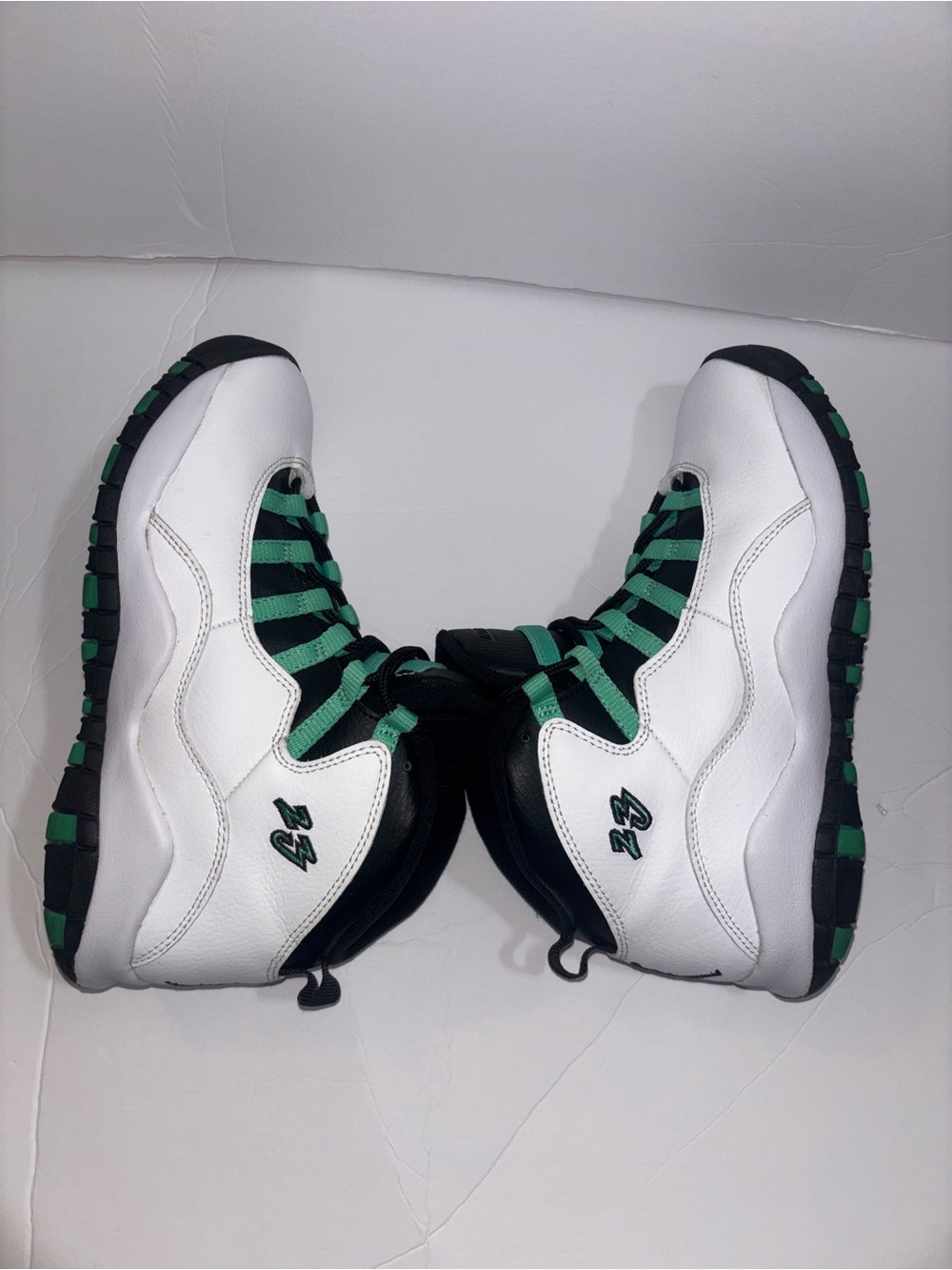 Air Jordan 10 Retro 30th GG Verde White
Green Black 5.5Y 705180-118 - Picture 7 of 11